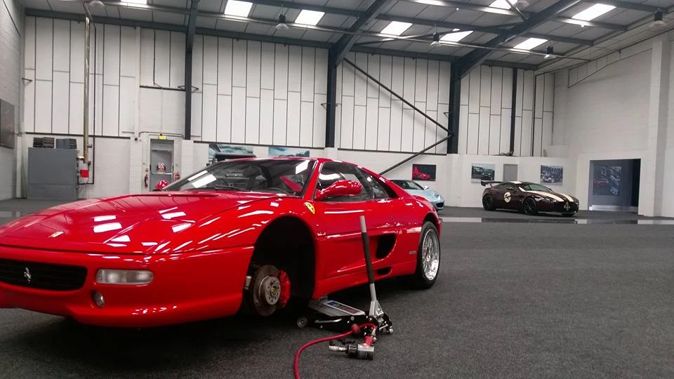 Careful mobile wheel work on a specialist vehicle