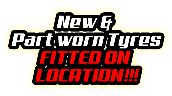 New and part-worn tyre options supplied by AH Mobile Tyre Fitting